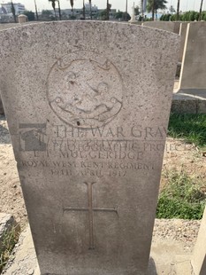 BAGHDAD (NORTH GATE) WAR CEMETERY - MUGGERIDGE, E F
